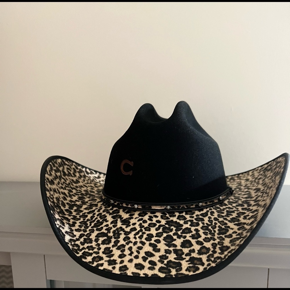 Charlie 1 Horse Kitty Kitty cowboy hat 7 3/8 brand new never worn, w/ box